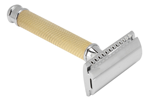 Afeitadora Manual Clásica Con Mango De Metal De Doble Filo,