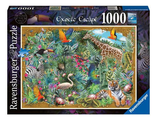 Rompecabezas Ravensburger Exotic Escape De 1000 Piezas
