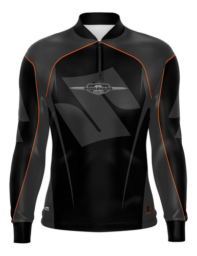 Imagem 3 de 6 de Camiseta Brk Motociclismo Suzuki Boulevard Com Fpu 50+