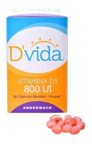 Dvida 800ui Vitamina D3 X35cap