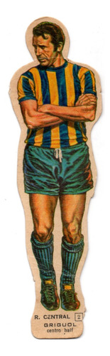 Figurita Rosario Central Silueta Futbol 1969 Idolos Griguol
