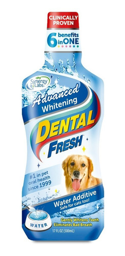Higiene Bucal Perro Dental Fresh Whitenig Synergy Labs 17oz