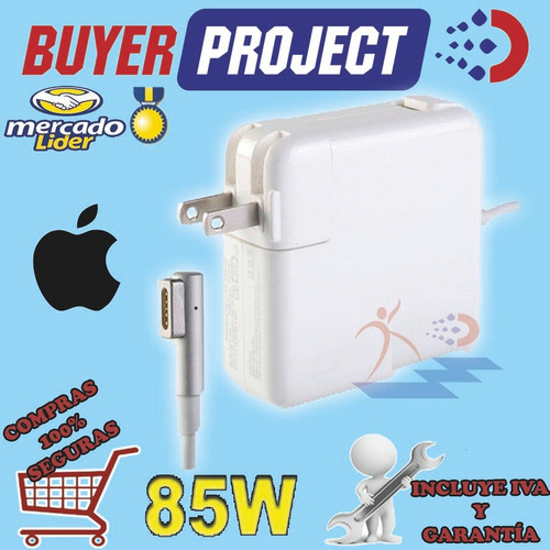Imagen 2 de 5 de Cargador Mac Apple Macbook Pro Magsafe A1172 18.5v 4.6a 85w