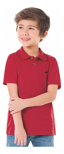 Camisa Pólo Básica Juvenil Marlan 99111 - Tamanhos 10 À 16
