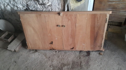 Bajo  Mesada  En Madera Con 2 Puertas