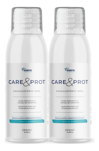 Enxaguante Hidratante Bucal Previne Trata Mucosite 250ml C/2