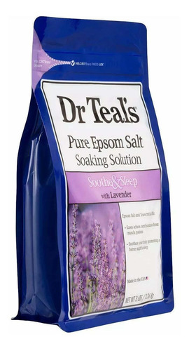 Dr Teals Epsom Salt - Paquete De 4 (12 Libras En Total) Calm