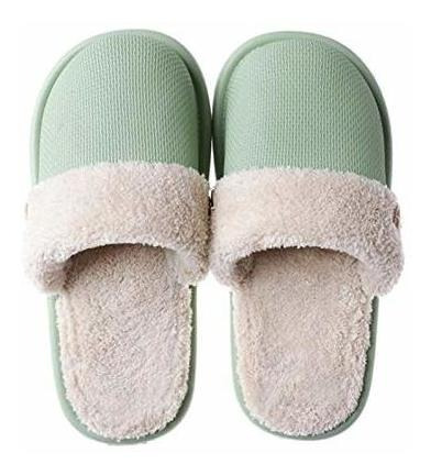 Open-toed Hairy Memory Foam Ladies Slippers Knitte Plush War 