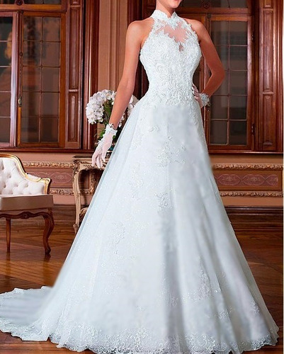 Vestido De Noiva Lindo Casamento Envio Imediato 'fli-29'