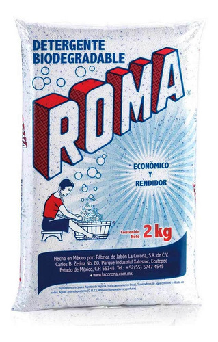 Detergente En Polvo Roma Multiusos 2kg