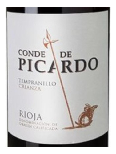 Pack De 12 Vino Tinto Conde De Picardo Tempranillo Crianza 7