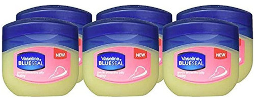 Juego De Six Vaseline Baby Gentle Protective Petroleum Jelly