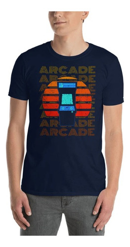 Polera Unisex Gamer Game Arcade Vintage Estampado