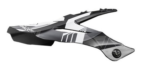 Visera Visor Repuesto Casco Mx436 Ls2 Trigger Black White