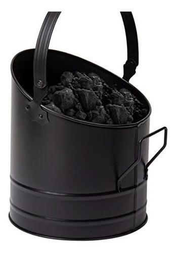 Ashbuck Blk Cubo Ceniza Para Chimenea Pellets Color