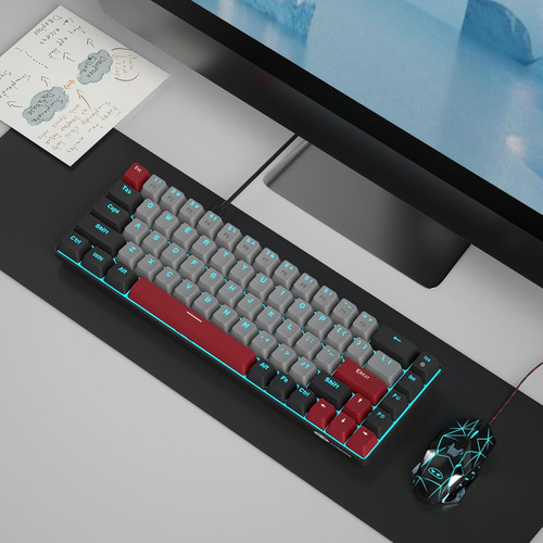 Magegee Teclado Mecánico Portátil 60%, Mk-box B...