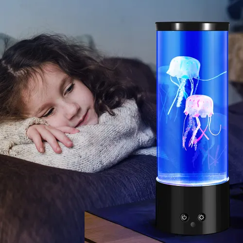 Lámpara Led De Lava De Medusas, Luces De Tanque De Peces D.