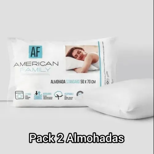 Pack de 2 almohadas 50x70 cm