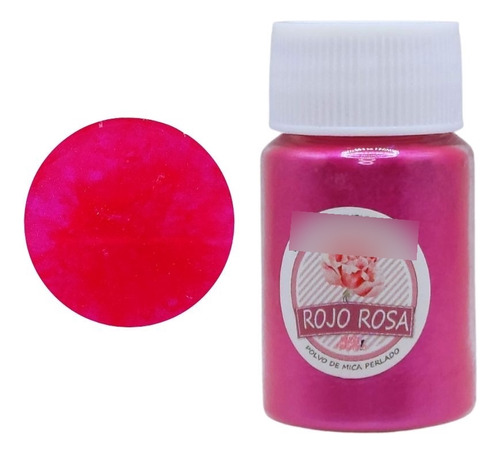 Pigmento Rosa Roja Perlado Para Resina Epóxica - 10gr