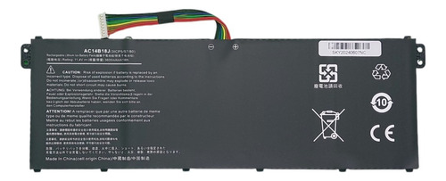Bateria Oem Para Acer Ac14b18j 11.4v R13 R3-471t R5-571t