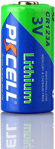 Pila Batería 123 Cr123 Cr123a 17345 Cr17345 De Litio Pkcell