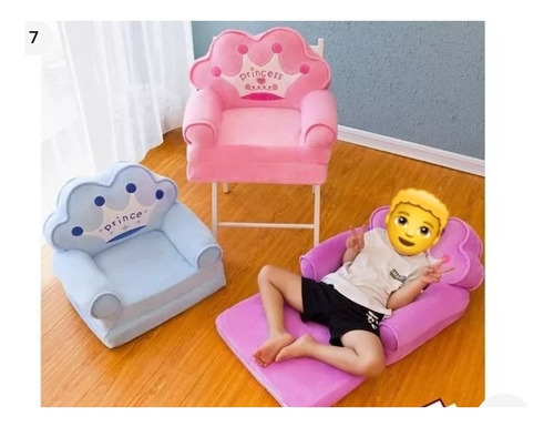 Silla Sillón Para Niños Bebes Colores También Con Nombre
