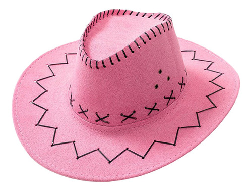 Accesorio De Disfraz De Gorra De Fiesta De Vaquero Rosa