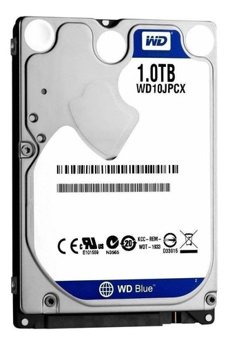 Disco rígido interno Western Digital WD10JPCX 1TB azul