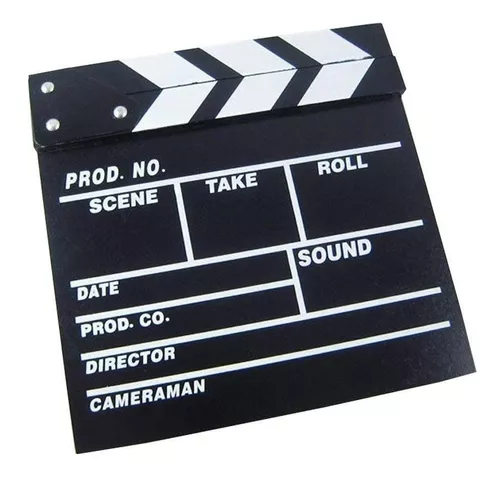 Claqueta Para Cine Director Profesional Película Grabación