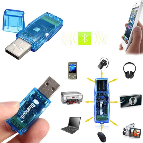 Adaptador Inalámbrico Dongle Bluetooth Pc Portátil Usb 10m