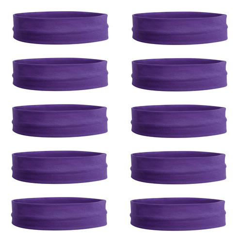 Teemico Paquete De 10 Diademas De Algodón Elásticas Para Yog