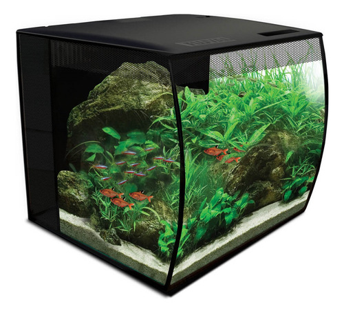 Kit Acuario Fluval Flex Led Concavo 3 Tamaños 34/57/123 Ltrs