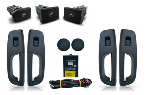 Kit Vidro Eletrico Gol/voyage G7 4 Portas Completo