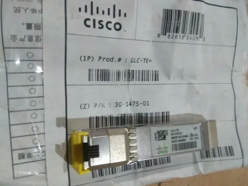 Transceiver Sfp Rj45 Cisco Glc Te 30 1475 01 100mt Original Mercado Libre Transceiver Sfp Rj45 Cisco Glc Te 30 1475 01 100mt Original Mercado Libre