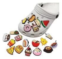 Comprar Bottons Comidinhas Para Crocs Lanches Divertido Pins Kit