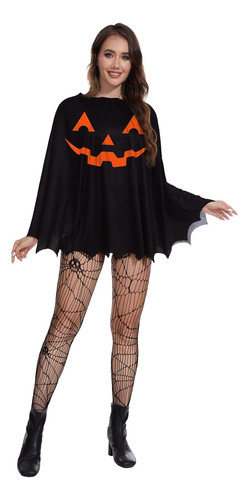 Tmsd Disfraz De Halloween Para Mujer, Poncho Con Cara De Cal