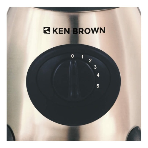 Licuadora Ken Brown KBL-600 1.5 L acero inoxidable con jarra de vidrio 220V - 240V