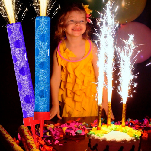 100 Velas Bengala 15 Cm Chispero Pastel Cumpleaños Fiesta !!