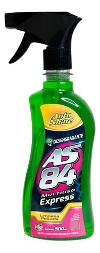 Desengraxante Spray 500ml As84 Limpeza Pesad Expres Autoshin