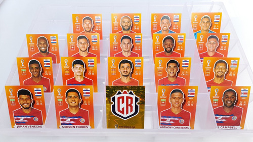 Mundial Qatar 2022 Panini - Selección Costa Rica Compl / Crc