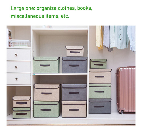 6 Caja De Almacenamiento De Ropa Con Tapa Plegable