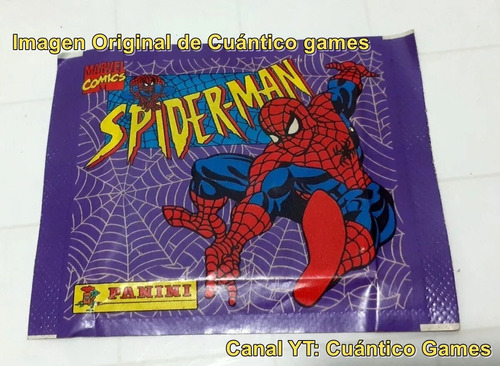 Original Sobre Panini Del Álbum Serie Animada Spiderman 1995