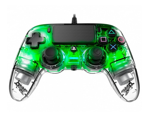 Control Joystick Nacon Wired Compact Transparent Green Ps4