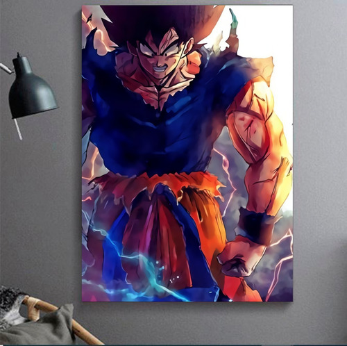 Cuadro Decorativo Goku Transformacion Arte Dragon Ball 40x60 | Meses sin intereses Cuadro Decorativo Goku Transformacion Arte Dragon Ball 40x60 | Meses sin intereses