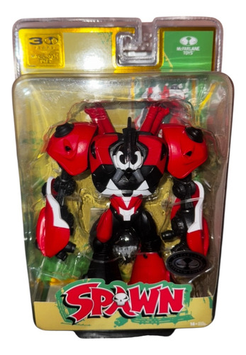 Platinum Spawn Robot Wars Mcfarlane 30th Anniversary Action