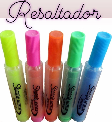 Marcador Resaltador Sharpie 3d 