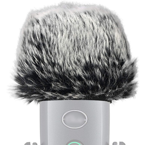 Manguito De Parabrisas Mic Furry Para Blue Yeti Nano Cond...