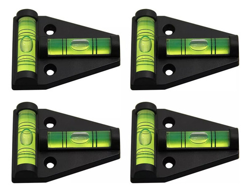 Lazhu, Bolha, Nível Horizontal, Triangular, Tipo T, 4 Peças