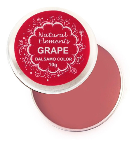 Bálsamo Labial Natural Elements 10g Natual Grape Uva