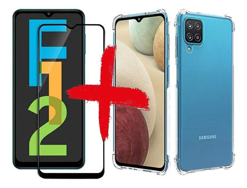 Funda Case Mas Vidrio Full Cover Para Samsung Galaxy F12